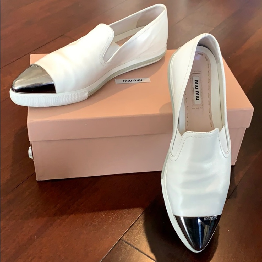 Miu Miu Flat Slip on Sneaker